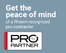 Rheem Pro Partners provide Peace of Mind Rheem Pro Partner peace of mind