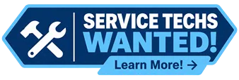 Service Techs Wanted - Learn More