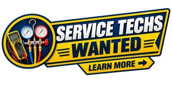 Service Techs Wanted - Learn More