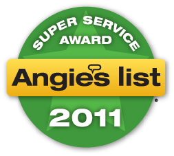 2011 Angie's List Super Service Award winner