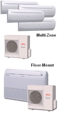 Ductless Mini-Split Installations and replacements in the Lehigh Valley, Scranton, Wilkes barre, Clarks Summit, Bucks County, Montgomery County, Chester County, Carbon County, Berks County, Delaware County Fujitsu Ductless Mini-Spit Systems
