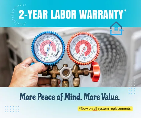 2-year labor warranty
