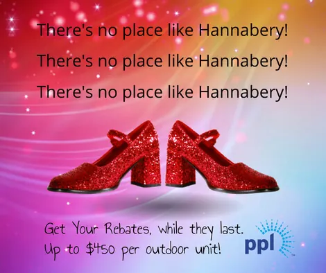 ruby slippers, rebates, and PPL logo
