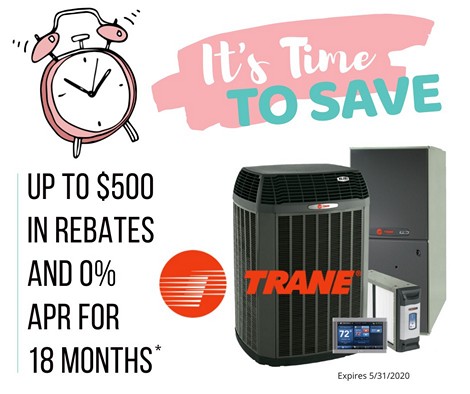 Trane equipment - it's time to save
