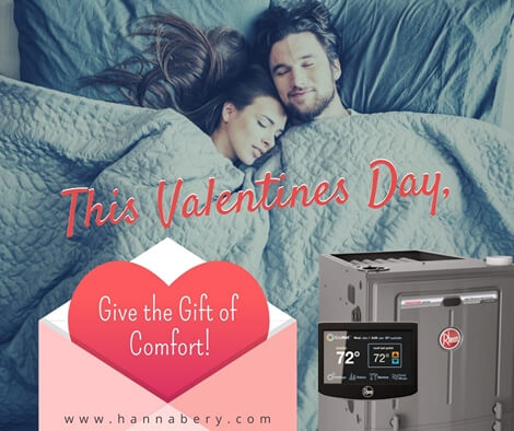 couple in bed, warm, furnace