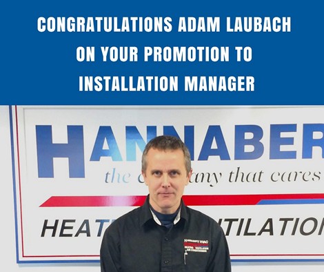 Promotion Announcement Adam Laubach