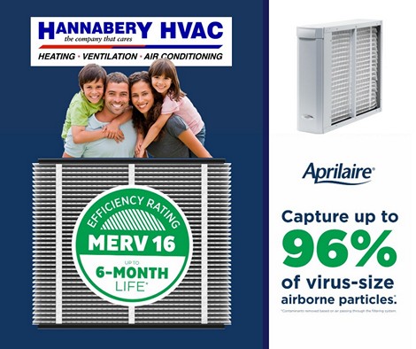 Captures up to 96% of virus sized particles. Aprilaire Air Cleaner