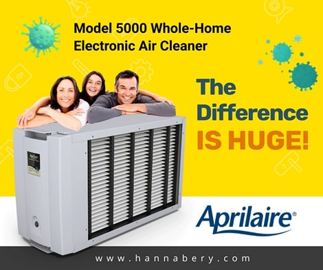 The difference is HUGE! Aprilaire Model 5000 Electronic Air Cleaner