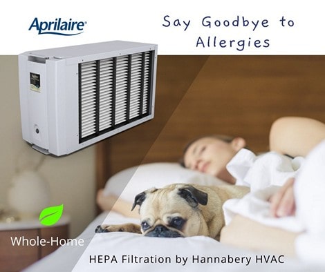 Say goodbye to allergies. Aprilaire Model 5000