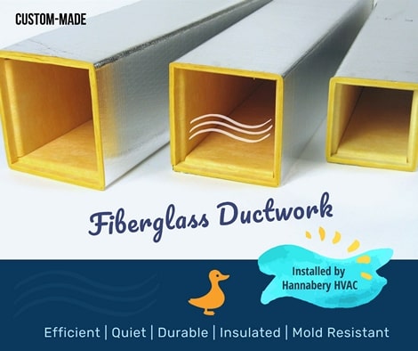 Custom-made Fiberglass Ductwork