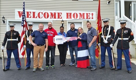 Helping where and when we can. Welcome Home Heroes