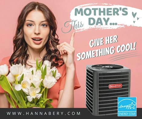 Goodman Air Conditioning Mothers Day, woman, flowers, Goodman AC