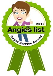 2012, 2011, 2007 Angie's List Super Service Award winner
