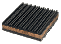 Placing an anti vibration pad underneath each corner of outdoor unit can help reduce noise. rubber isolation pad, anti-vibration pad