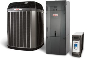 Trane Heat Pump, Air Handler, Electronic Air Cleaner, all installed by Hannabery HVAC Trane Heat Pump, Air Handler, Electronic Air Cleaner