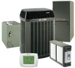 Purchase a Trane air handler or furnace and evaporator coil to compliment your new high efficiency air conditioner for the ultimate in comfort and efficiency! Trane Air Conditioner with matching Air Handler, Evaporator Coil, and accessories