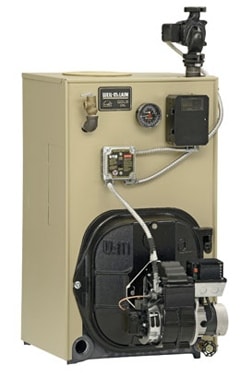 Weil-McLain oil-fired boiler
