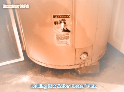 hot water heater leaking