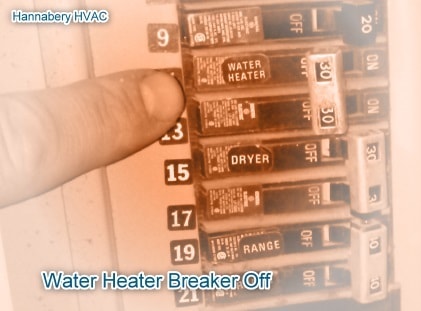 electric hot water heater breaker