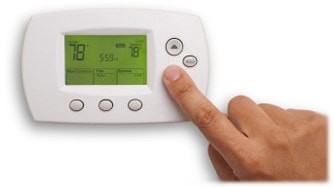Hannabery HVAC installs professional Honeywell thermostats for all heating and air conditioning systems. Adjusting the thermostat is easy with a new Honeywell thermostat installed by Hannabery HVAC