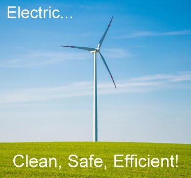 Electric heating and air conditioning systems are clean, safe, and efficient! Electric Wind Power